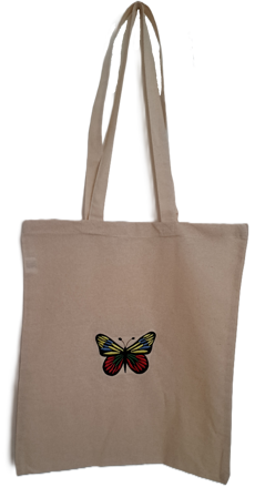 Bag with butterfly