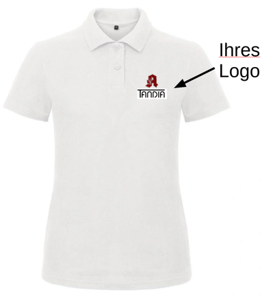 Polo Woman mit A und Firmen Logo