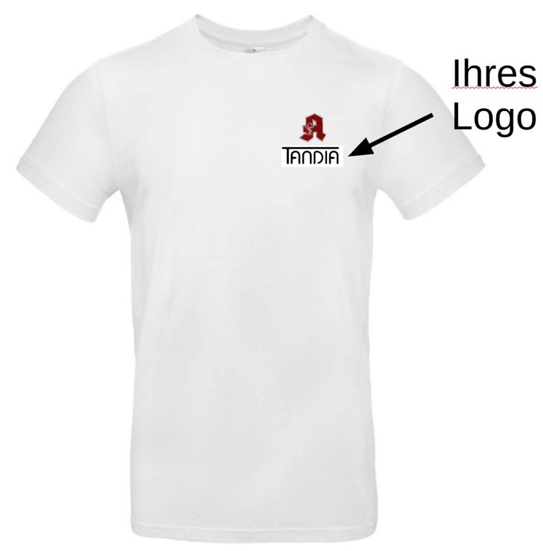 U-neck Man mit A und Firmen Logo